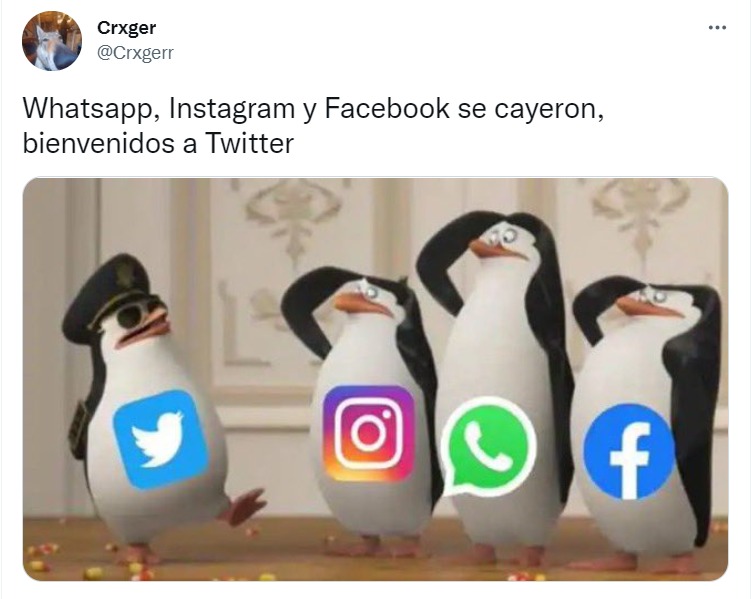 Los divertidos memes que dejó la caída de Facebook, Instagram y Whatsapp