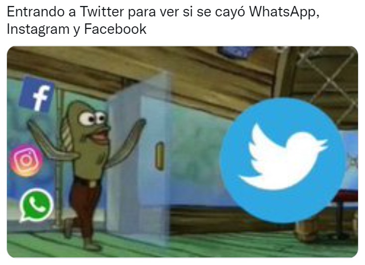 Los divertidos memes que dejó la caída de Facebook, Instagram y Whatsapp