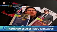 Doble crimen en Barranca: acribillan a exprocurador y su chofer