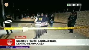 Doble crimen en Huaura. Foto y video: América Noticias