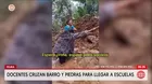 Docentes arriesgan sus vidas para llegar a clases en Piura