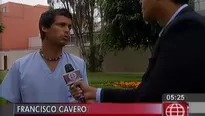  Pancho Cavero fue asaltado junto a unos periodistas mientras realizaban una grabación