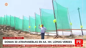 El Comercio y América Multimedia donan atrapanieblas en Villa María del Triunfo. Foto y video: América Noticias