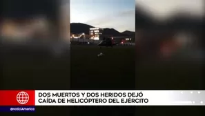 Las autoridades precisaron que el helicóptero MI-171 se precipitó en la región de Coangos. Foto: América Noticias