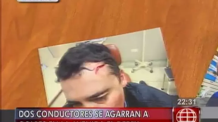 Dos conductores se agarraron a golpes en la avenida El Derby Dos conductores se agarraron a golpes en la avenida El Derby