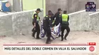 Dos jóvenes fueron asesinados por sicarios en Villa El Salvador