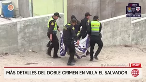 Dos jóvenes fueron asesinados por sicarios en Villa El Salvador. Foto y video: América Noticias