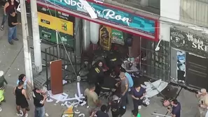 Dos licorerías fueron atacadas con explosivos en Trujillo. Video: Canal N