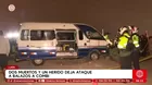 Dos muertos y un herido tras ataque a balazos a combi en Lurín