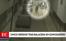 Dos sujetos desataron balacera en un quinceañero en El Agustino - Noticias de quinceaneros