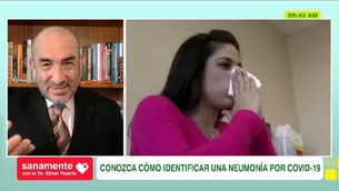 Elmer Huerta sobre coronavirus. América Noticias