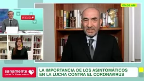 Sanamente con el Dr. Elmer Huerta. Foto y video: América Noticias