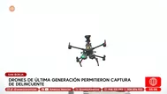 Drones de última generación permiten captura tras robo