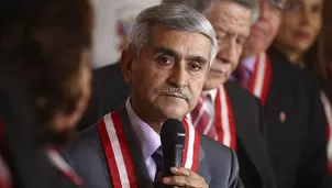 Duberlí Rodríguez, expresidente del Poder Judicial. Foto: El Comercio