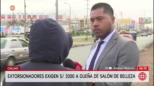Dueña de salón en Callao sufre extorsión y exigen S/2000 / América Noticias Dueña de salón en Callao sufre extorsión y exigen S/2000 / América Noticias