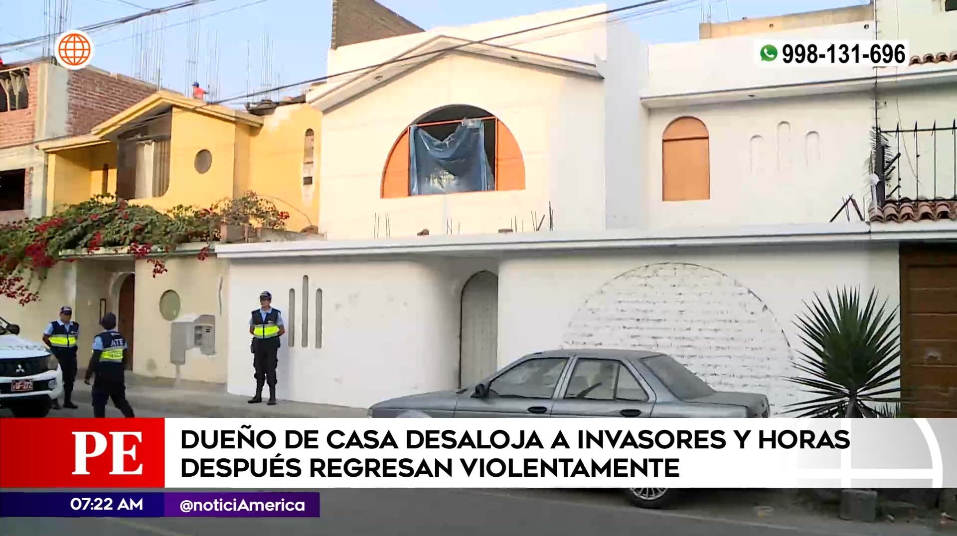 Invasores invadieron propiedad | América Noticias