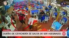 Dueño de cevichería sobrevive a ataque de sicario en Barranca