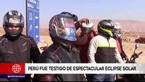 Eclipse solar se apreció en Tacna y en otras zonas del país.