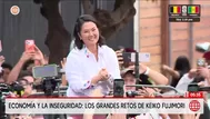 Economía e inseguridad: Los grandes retos de Keiko Fujimori