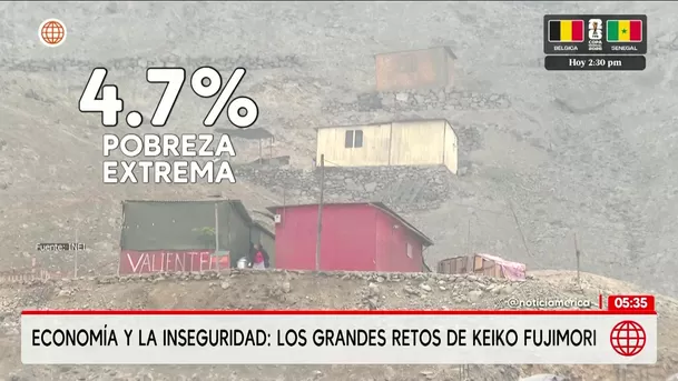 Economía e inseguridad: Los grandes retos de Keiko Fujimori. Foto: América Noticias Economía e inseguridad: Los grandes retos de Keiko Fujimori. Foto: América Noticias