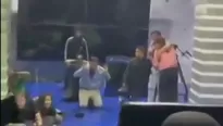 La Policía captó el momento en que fueron liberaron rehenes de un set de tv en Ecuador - Foto y video: Canal N