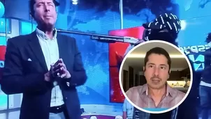 José Luis Calderón fue amenazado y tomado rehén en vivo por la TV de Ecuador - Foto y video: América Noticias 