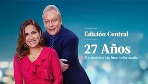 Günter Rave y Alvina Ruiz, presentadores de Edición de Central. Video: América TV