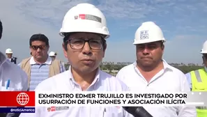 Edmer Trujillo, ex ministro de Transportes. América Noticias