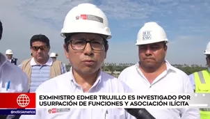 Edmer Trujillo, ex ministro de Transportes. América Noticias