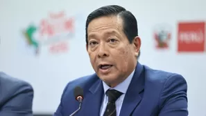 Eduardo Arana se pronuncia tras izado de bandera colombiana en isla Chinería. Foto y video: Canal N/Andina