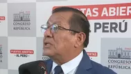 Eduardo Salhuana asegura que no hay buffet en el Congreso