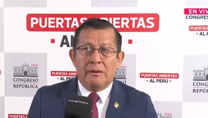 Eduardo Salhuana se mostró a favor del viaje de la presidenta Dina Boluarte al Vaticano. / Video: Canal N