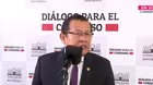 Eduardo Salhuana, presidente del Congreso: Hoy evaluaremos el tema de la pensión de Alberto Fujimori