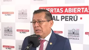 Salhuana afirma que la coyuntura exige que permanezca en Lima y no viaje al Vaticano con Dina Boluarte. / Video: Canal N