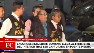 Edwin Donayre Gotzch fue capturado en Puente Piedra.