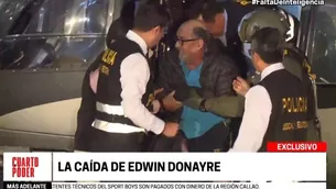 La captura de Edwin Donayre. Foto: Cuarto Poder