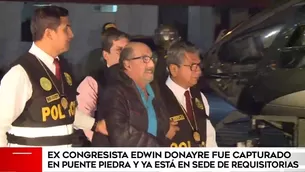 Edwin Donayre permanece en Requisitorias. América Noticias