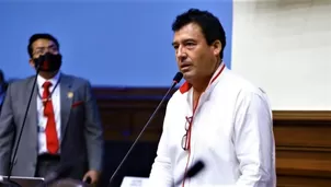 El congresista de Acción Popular, Edwin Martínez, se mostró en contra de la pensión vitalicia para Alberto Fujimori. / Video: Canal N