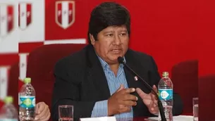 Edwin Oviedo, presidente de la Federación Peruana de Fútbol / Foto: archivo Andina