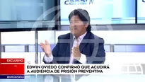 Edwin Oviedo, presidente de la Federación Peruana de Fútbol. Foto: captura de TV