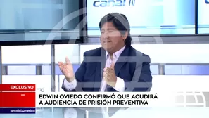 Edwin Oviedo, presidente de la Federación Peruana de Fútbol. Foto: captura de TV