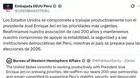 EE. UU. anuncia apoyo a José Jerí y reafirma respaldo al Perú