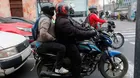 Ejecutivo aprueba proyecto que prohíbe que dos personas se transporten en moto lineal