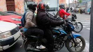 Ejecutivo aprueba proyecto que prohíbe que dos personas se transporten en moto lineal