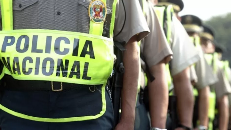 Policía Nacional. Foto: Andina Policía Nacional. Foto: Andina