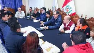 El titular del MEM presidió la primera mesa de trabajo del COER. Foto: MEM