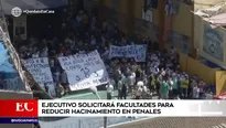 Hacinamiento en los penales del país.