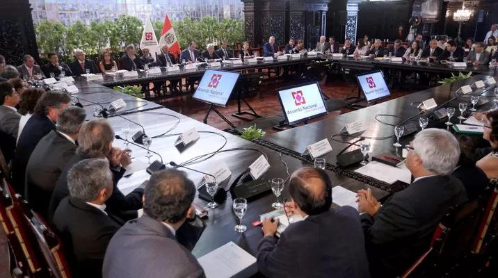 Acuerdo Nacional. Foto: tvperu.gob.pe Acuerdo Nacional. Foto: tvperu.gob.pe