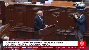 Gobierno rechaza normas del Congreso que afectan equilibrio presupuestal y gasto público. / Video: América Noticias