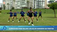 Ejercicios para bajar kilos ganados en fiestas